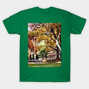 Bicycling in an Autumn Park T-Shirt